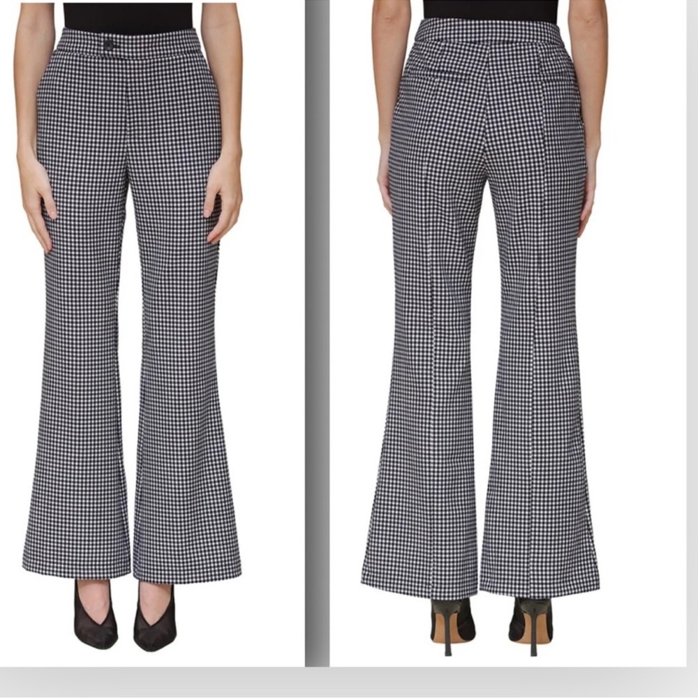 NWOT Avec Les Filles Houndstooth Flare Pant